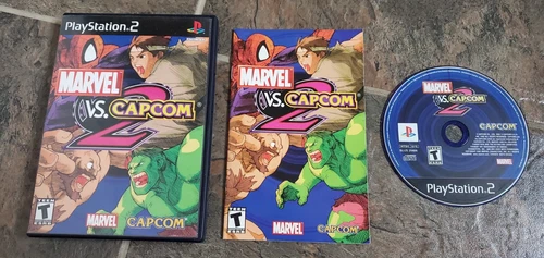 Marvel vs. Capcom 2 Sony PlayStation 2 PS2 Game Complete CIB Lot CLEAN & TESTED!