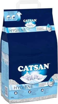 Catsan Hygiene Cat Litter 20 Litre - Maximum Absorption and Hygiene