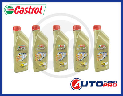 5 Liter Motoröl castrol edge 5W30 Titan FST BMW Langes Leben 04 VW 504.00