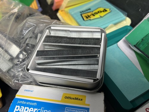 Office Supplies Large Set of Pencils, Markers, Sales Notepads, Staples #2 (D6) - Picture 6 of 11