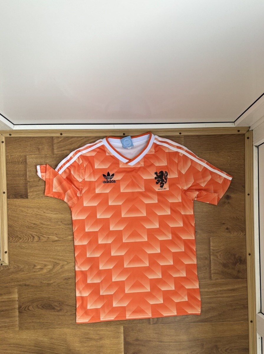 Adidas Netherlands Holland 1988-1990 Gullit Soccer shirt Jersey S