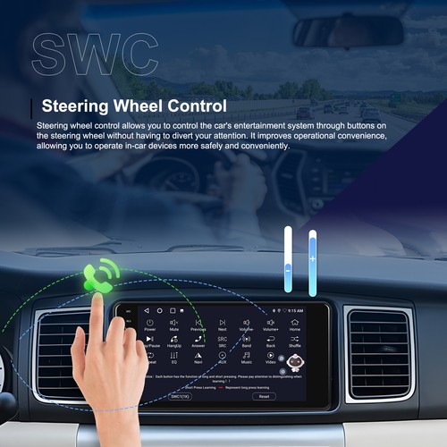 Radio estéreo GPS WiFi para Toyota 4Runner 2003-2009 Apple CarPlay Android 13 - Imagen 14 de 24