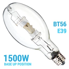 Satco S5837 MH1500/BT56/HBU/4K HID 1500W Watt Mogul Screw E39 4200K Cool White