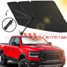 Car Windshield Sun Shade Foldable Umbrella Front Window Cover Visor Umbrella