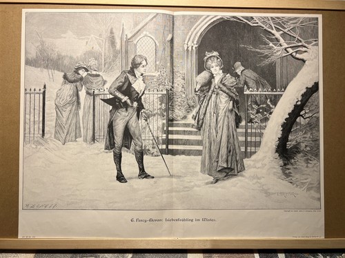 Antik Illustration 1893 FRAUEN MODE KLEIDUNG ABBILDUNG Kunstdruck Holzschnitt - Bild 10 von 10
