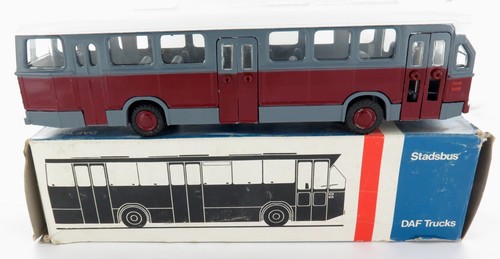.VINTAGE NEAR MINT DAF LION-TOYS No 38 CITYBUS + ORIGINAL BOX. STADSBUS Nr. 38  - Picture 1 of 10