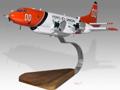 Lockheed P-3 Orion Air Tanker Aero Union Mahogany Wood