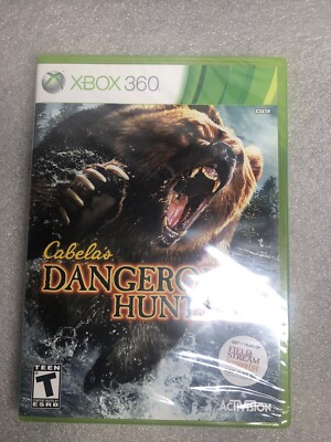 Cabela's Dangerous Hunts 2013 (Microsoft Xbox 360, 2012) NEW SEALED