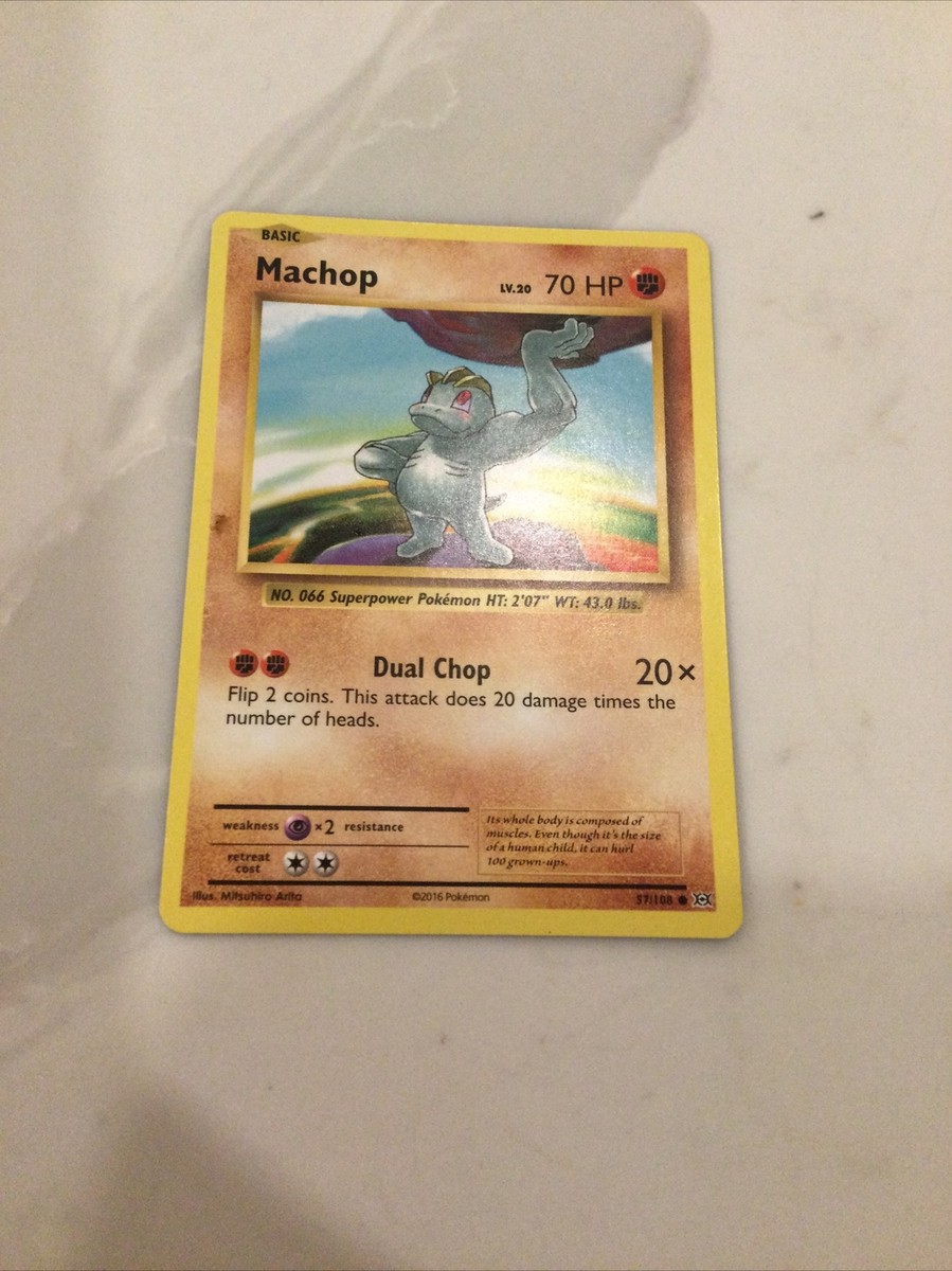 Machop 2016 Pokémon Card!!