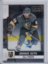 2017-18 O-Pee-Chee Platinum Rookie Autographs Alex Tuch RC - Golden Knights (B)