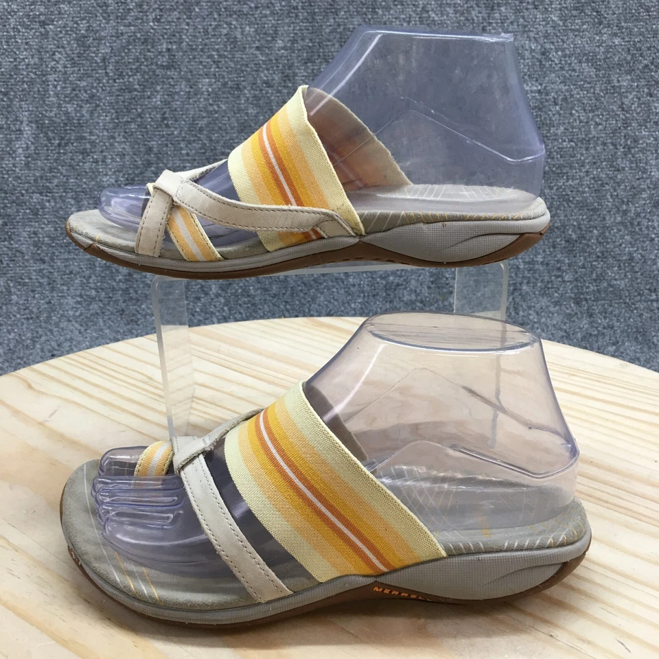 Sandalias Merrell Mujer 6 Zinnia Tanga Multicolor Cuero Sin Cordones Informales J35642 Foto 2 de 4