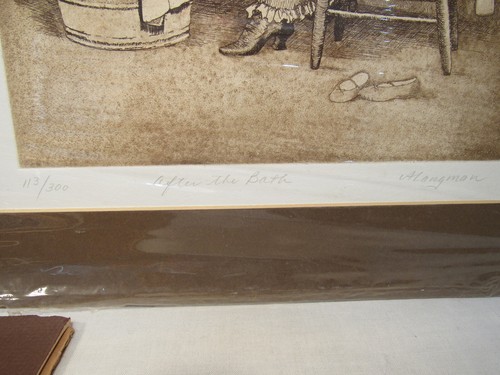 Arline Langman Four Etching Prints Each Pencil Hand Signed & Numbered - Picture 9 of 13