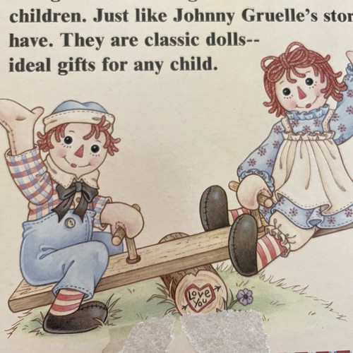 Muñeca Raggedy Ann Hasbro 2000 grande de colección de 18" - Imagen 3 de 5