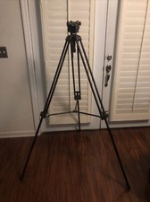 Manfrotto 547B Tripod with 701HDV Pro Fluid Head Black