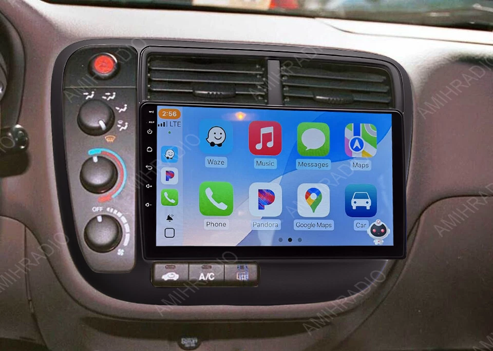 Carplay For Honda Civic 1996 1997 1998 1999 2000 2001 Car Stereo Radio Android Foto 2 de 4