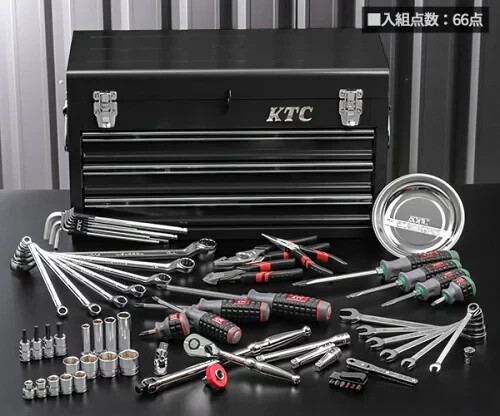 KTC (Kyoto Machinery Tools) Tool Black Set SK36624 66-pc