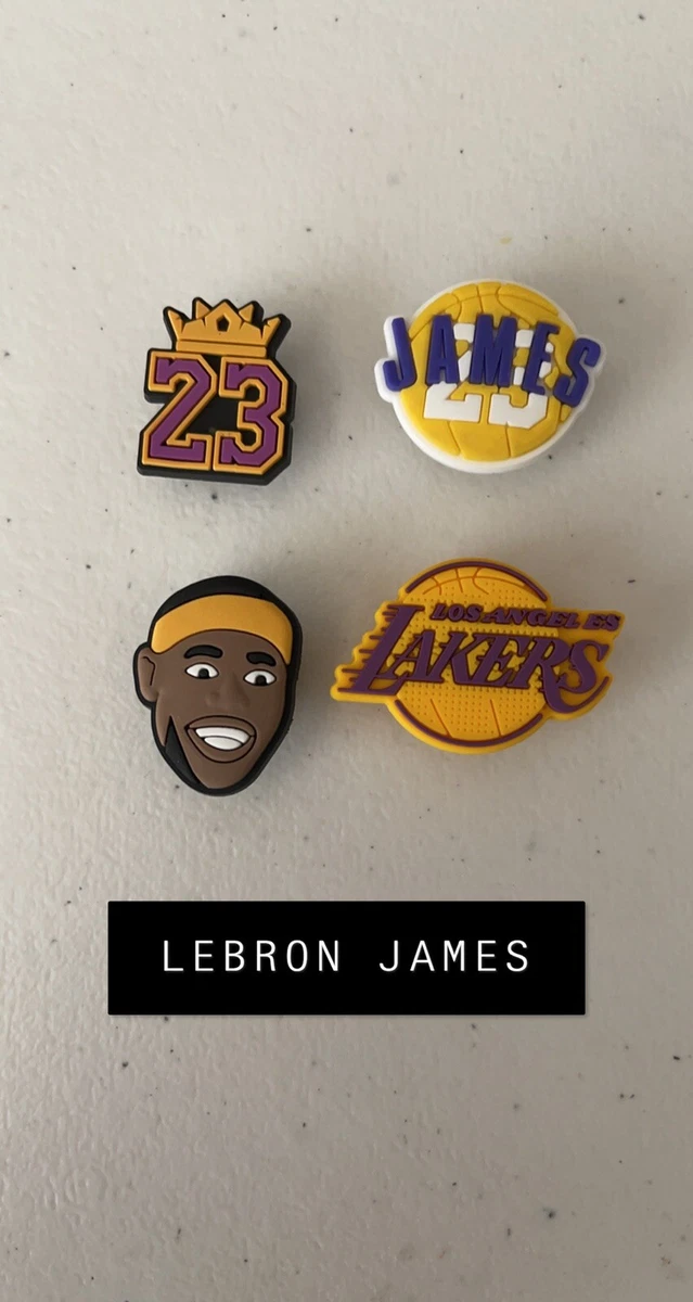 shoe charms for crocs. lebron james eBay