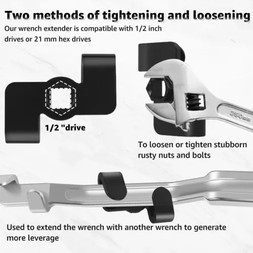 Hand Held Spanner Extender Bar Wrench Extender Adaptor Auxiliary Removal Tool AU - Picture 5 of 12