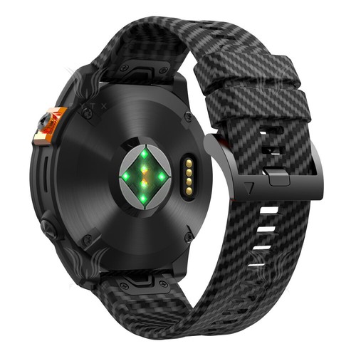 For Garmin Fenix 7X 7 6X 6 5X 5 MARQ Carbon fibre patterned Quick fit Strap Band - Picture 46 of 65