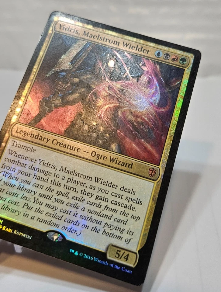 FOIL Yidris, Maelstrom Wielder Commander 2016 MTG Magic The Gathering 371 - Image 3 of 4
