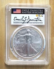 2022-W SILVER EAGLE PCGS MS 70 FIRST STRIKE EMILY DAMSTRA SIGNATURE!