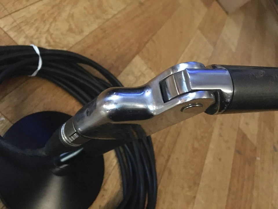 1950 Electro Voice EV 654 microfone dinâmico, cabo e suporte. - Imagem 4 de 4