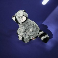 Ganz Webkinz Raccoon HM143 Plush Stuffed Animal Toy No Code Grey White 8"