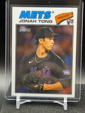 Jonah Tong 2026 Topps Heritage Chrome Base Rookie #137 - New York Mets