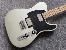 2013 Fender Telecaster Blacktop Silver HH electric guitar MIM Mexico humbuckers
