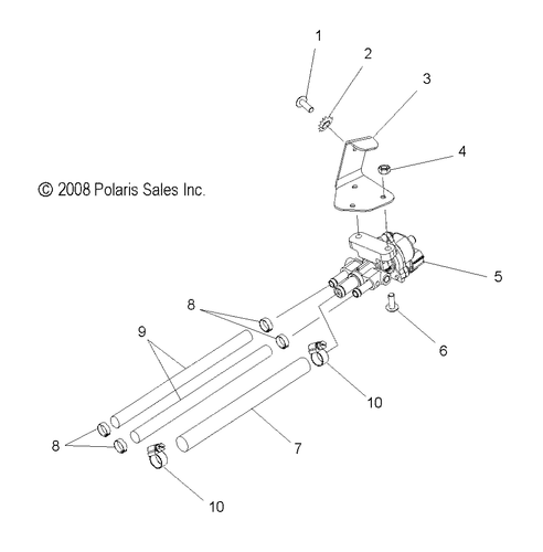 Polaris Idle Air Control Motor Assembly, Genuine OEM Part 1253562, Qty 1 - Picture 2 of 2