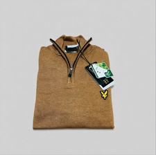 LYLE AND SCOTT PREMIUM  LONG SLEEVE ZIP JUMPER FOR MENS