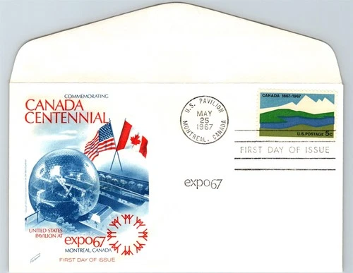 S07-0084, CANADA CENTEENNIAL, FLEETWOOD FIRST DAY COVER