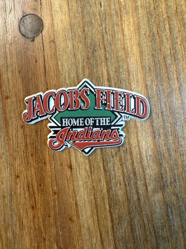 Vintage Jacob’s Field Home of the Indians Cleveland Baseball Fridge Magnet