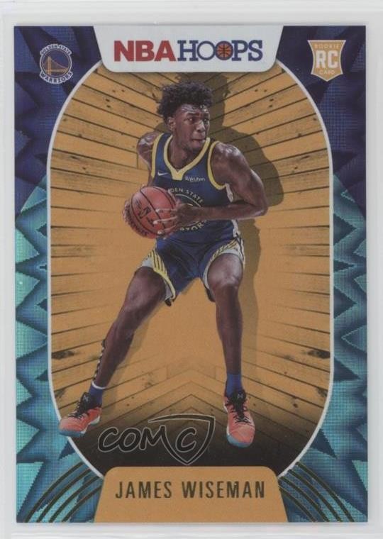 2020-21 Panini NBA Hoops Teal Explosion James Wiseman #205 Rookie RC 0k4