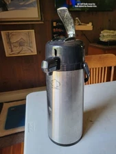 ServiceNow Airpot 2.2L Hot Cold Coffee Tea Dispenser Steel