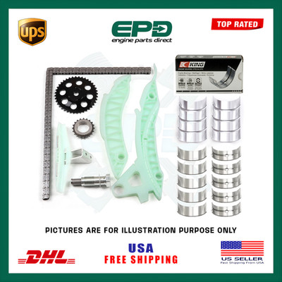 N14B16 TIMING CHAIN KIT & ENGINE BEARINGS FITS MINI N14 COOPER 5FX 1.6L PETROL