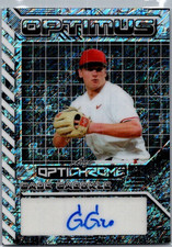 2025 Leaf Gabe Gaeckle Optichrome Baseball Silver Auto /10