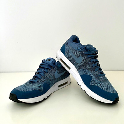 Nike Air Max 1 Ultra 2.0 Flyknit Sneakers Ocean Fog Size EUR 43