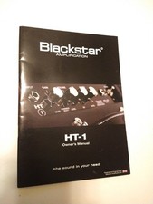 Blackstar HT-1 Guitar Amplifier Owner's Manual
