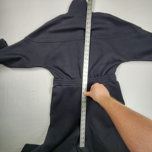 Mono Nike Tech Fleece Windrunner para mujer pequeño negro FB8798-010 pierna ancha - Imagen 11 de 12