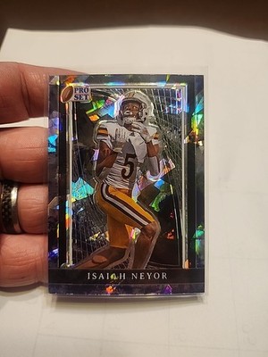 Isaiah Neyor 2024 Leaf Pro Set Metal Cracked Ice SP 1/1 Rookie Green Bay Packers
