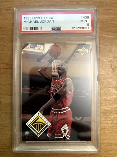1993 Upper Deck 'Breakaway Threats' Michael Jordan #438 PSA 9 MINT