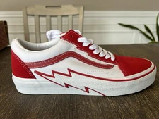 Vans Old Skool Bolt Red VN0009Q56RT Rare Classic Suede Low Sneakers