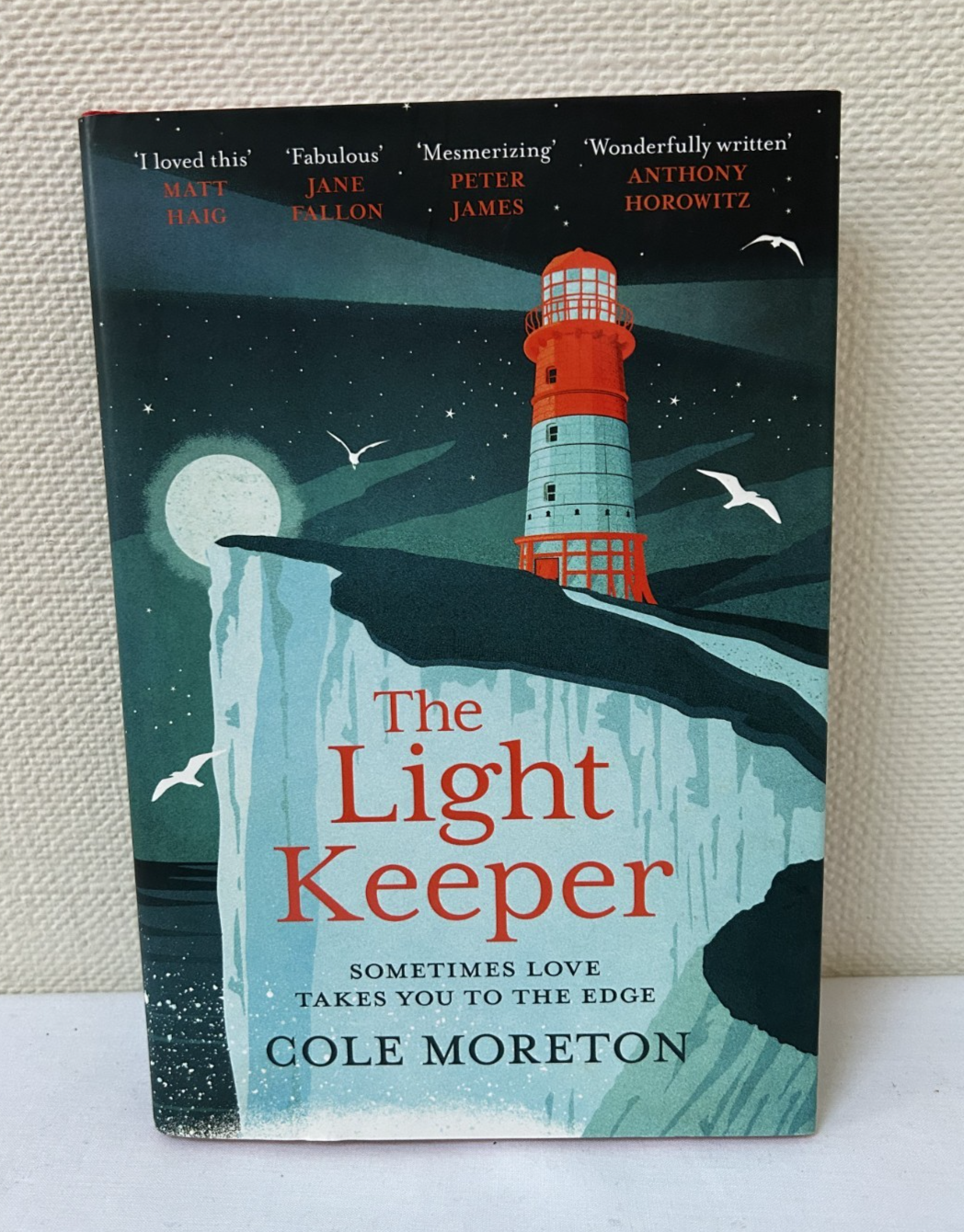 The Light Keeper by Cole Moreton *SIGNED* (2019, Hardcover) [HM]