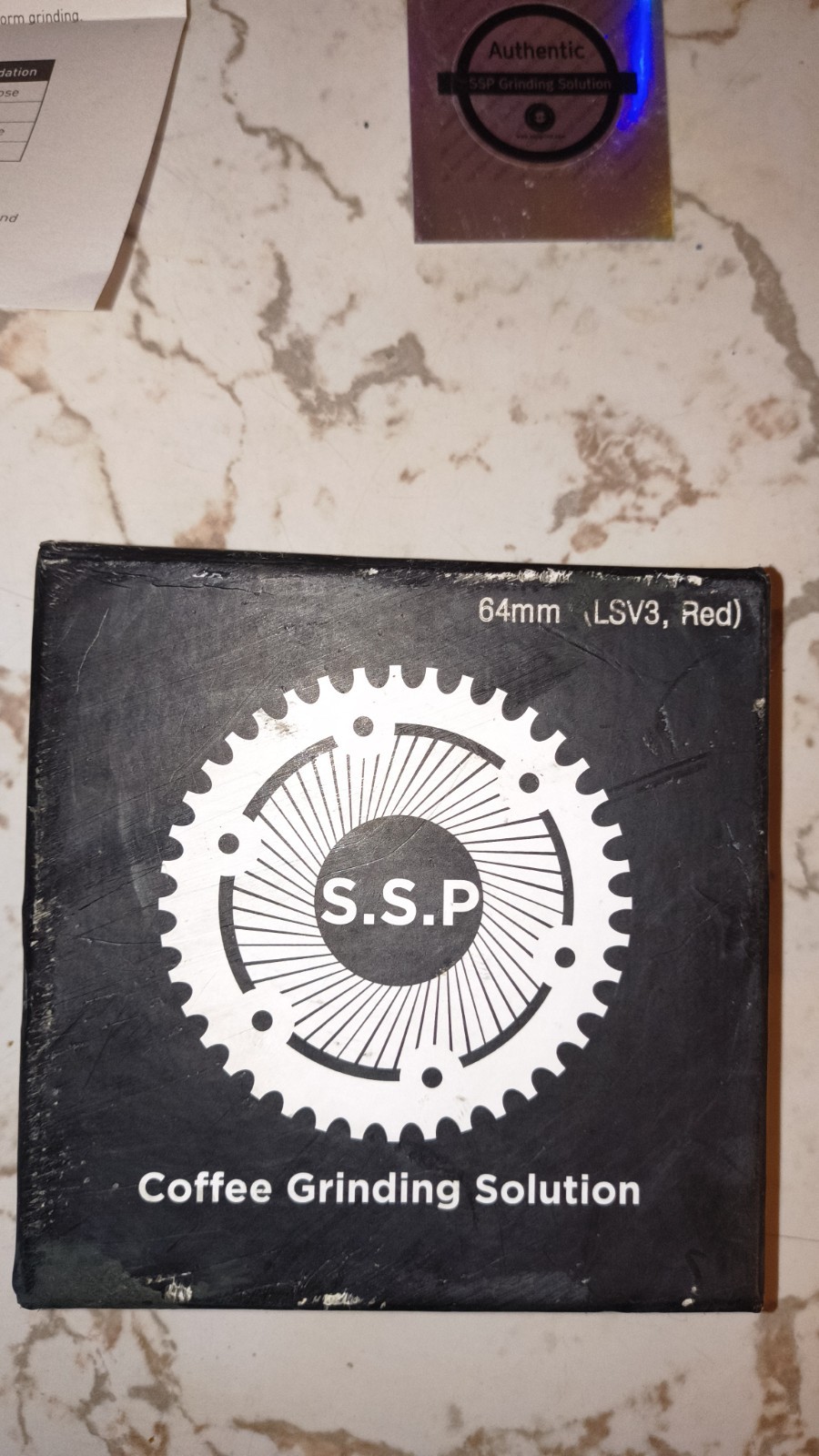 64mm SSP Cast V3 (CV3) Blind Burr Red Speed Coating