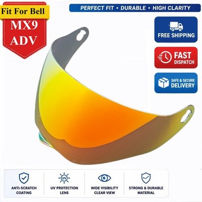 Full Face Visor Replacement Fits Bell MX-9 ADV Sport Helmet Shield 