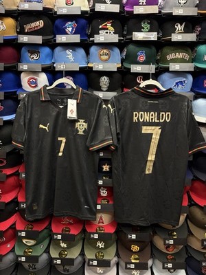 Portugal Ronaldo Pantera Negra Short Sleeve Jersey 
