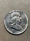1957 Franklin Half Silver Dollar