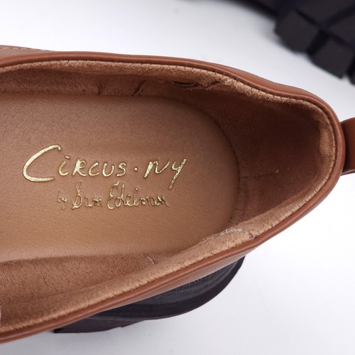 Circus NY by Sam Edelman Pierre Lug Sole Loafers Size 9m Chunky Leather Shoes - Picture 9 of 10
