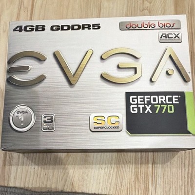 EVGA NVIDIA GeForce GTX 770 SC 4GB GDDR5 PCIe 3.0 x16 Graphics Card SLI